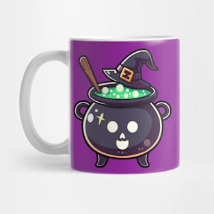 Cute Witch Cauldron Mug